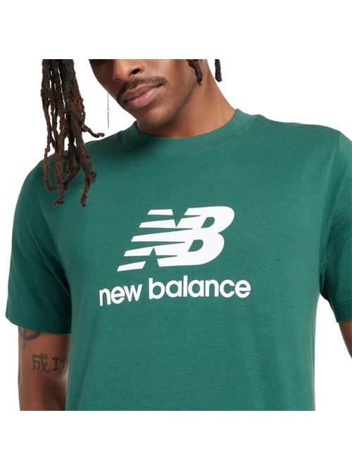 sport essentials logo t-shirt - NEW BALANCE | MT41502NWGNIGHTWATCH GREEN